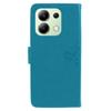 For Xiaomi Redmi Note 13 4G Cell Phone Case Owl Tree Imprinted PU Leather Stand Cover