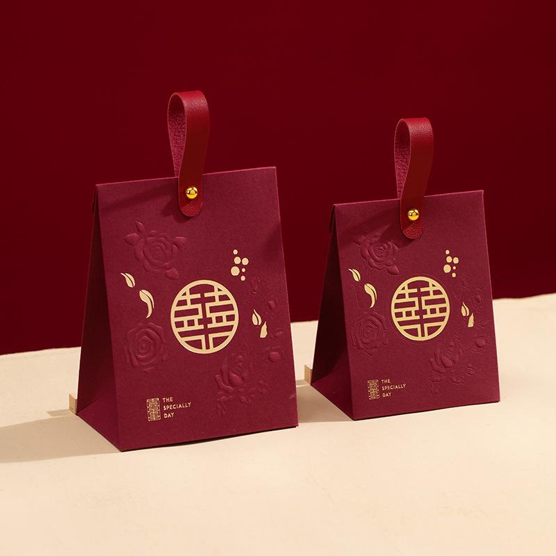 2025 Elegant Wedding Candy Gift Box – High-End Handheld Packaging