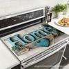 Cute Cat Print Rubber Drying Mat for Kitchen and Coffee Shop Use