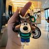Adorable Cartoon Puppy Keychain: Cute Pendant for Backpacks, Bags, or Cars