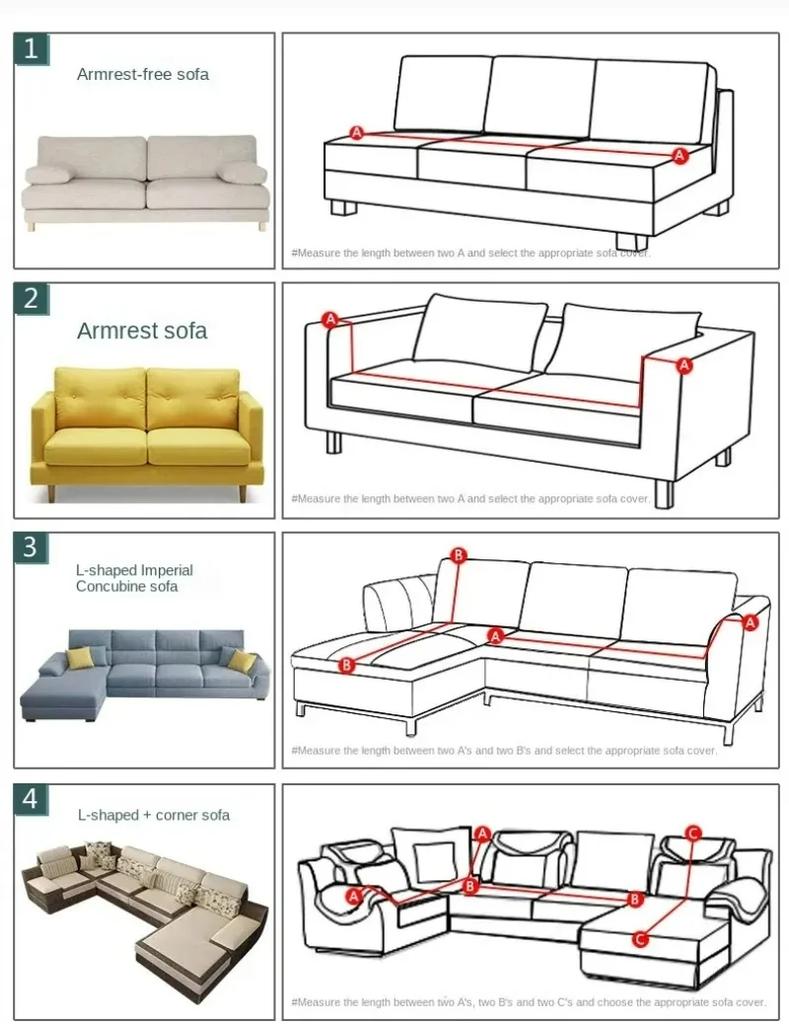 Elastic Sofa Cover for Living Room Stretch Mandala Printed Couch Cover Bohemian Non-Slip Sofa Slipcover Protector 1/2/3/4 Seater