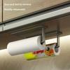 Kitchen Paper Towel Holder Adhesive Tissue Hanger Toilet Roll Paper Dispenser Cabinet Storage Napkin Rack Bathroom Accessories