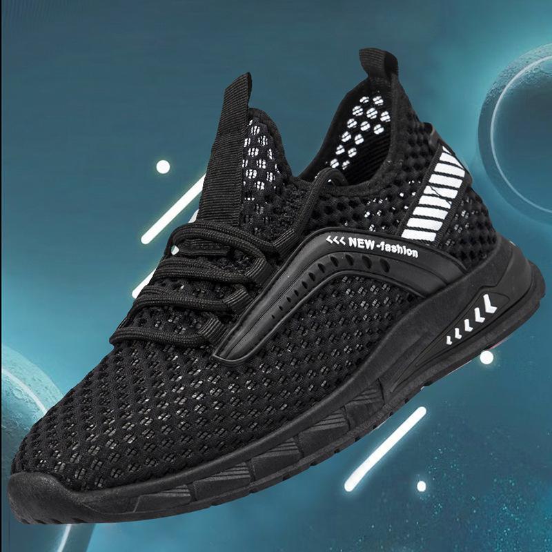 Men's Shoes Spring and Summer New Style Men's Trendy Casual Mesh Breathable Sports Shoes Trendy Running Shoes