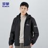 ROMON Men's Hooded Business Casual Jacket