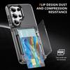 Case for Samsung S26 S25 S24 S23 S22 Ultra Transparent Card Holder Protective Case Full Coverage Plain Shock Proof Anti-Scratch