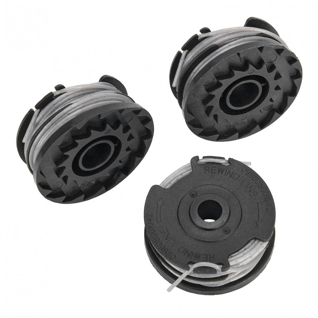 3 Stück/Set Schnurspulen für Greenworks G40LT G40LTK2 Brandneu