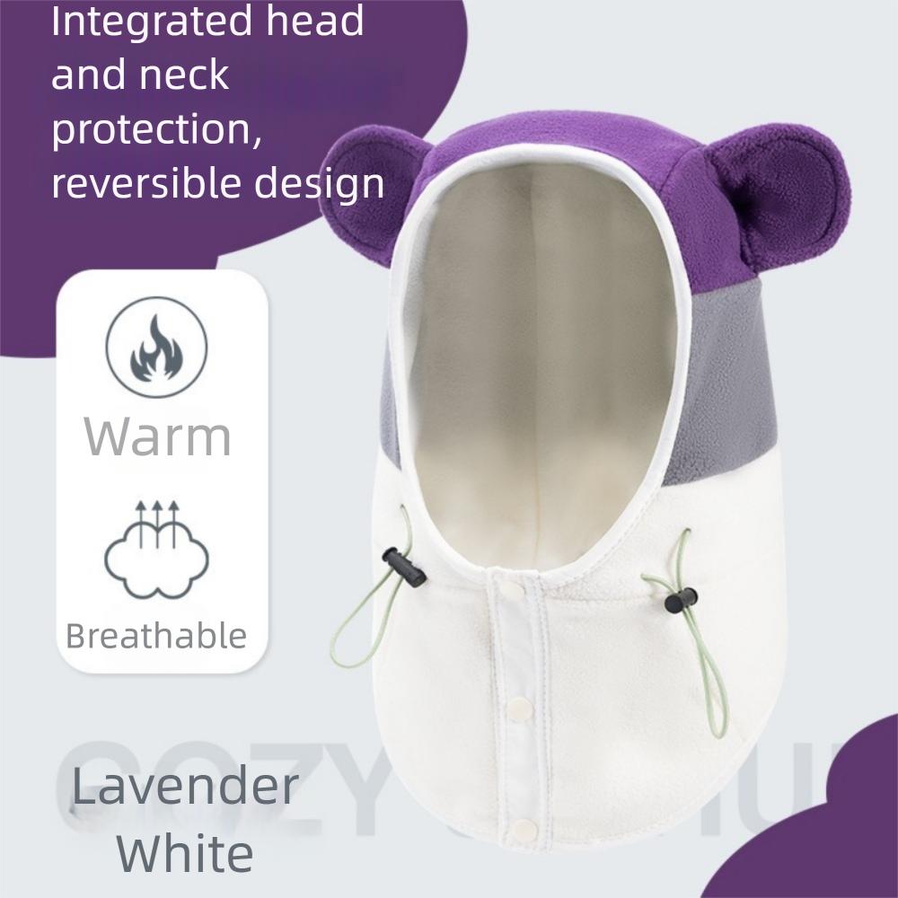Thickened Kids Winter Hats Windproof Balaclavas Hats Scarf Set  Outdoor
