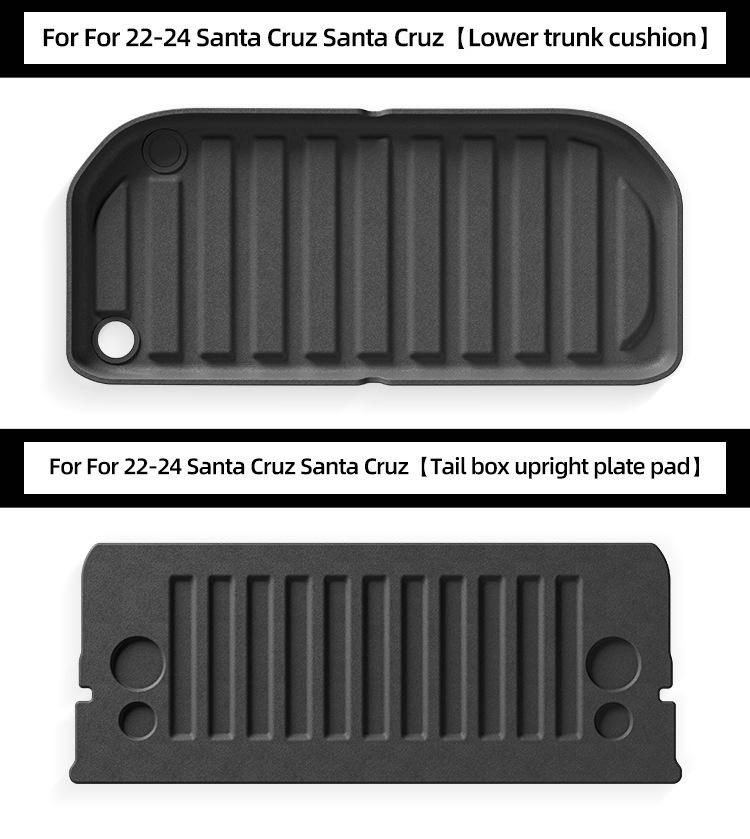 Compatible Trunk and Side Bed Mat for Hyundai Santa Cruz 22-24 Model