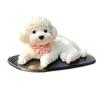 Soft Rubber Simulation Dog Realistic Texture Teddy Dog Cute Poodle Squeeze Toy  Home Decor