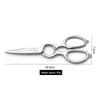Multifunctional German Titanium Steel Kitchen Scissors for Poultry and Bones - Food Grade