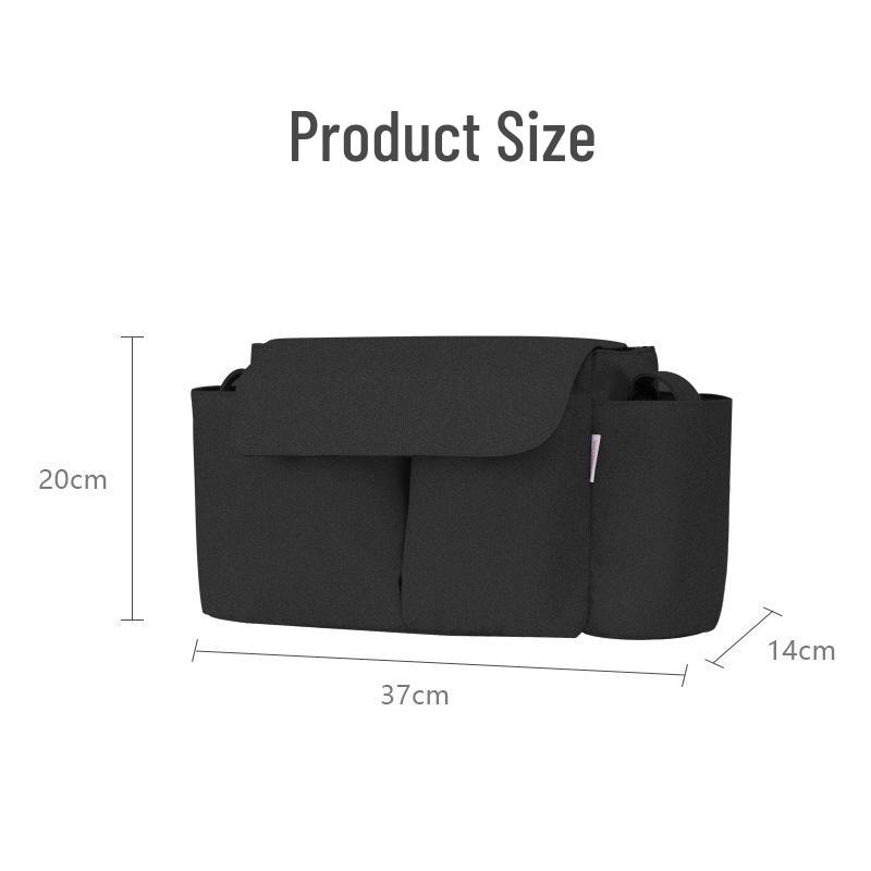 Large Capacity Waterproof Baby Stroller Hanging Storage Bag