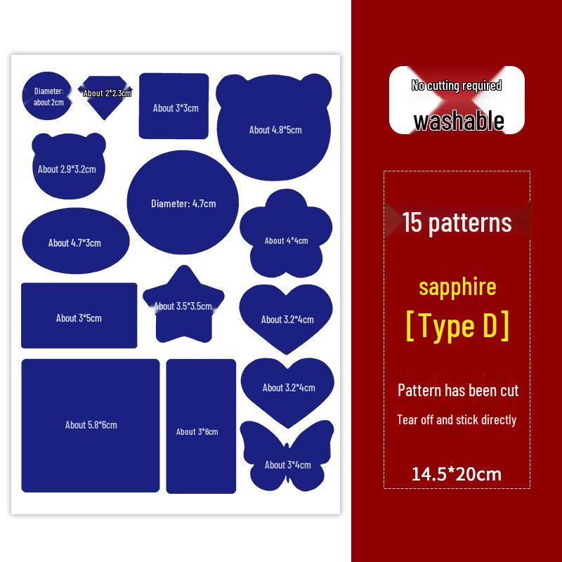 16-Color Self-Adhesive Seamless Repair Patch for Clothes and Jackets