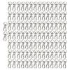 100PCS Bag Lobster Clasp Alloy Lanyard Snap Hook Lobster Claw Clasp DIY Luggage Accessories