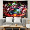 Clown Horror Tapestry Hanging for Bedroom,Livingroom, Playroom,Decor Art Room Wall Tapestry Holiday and Birthday Gifts