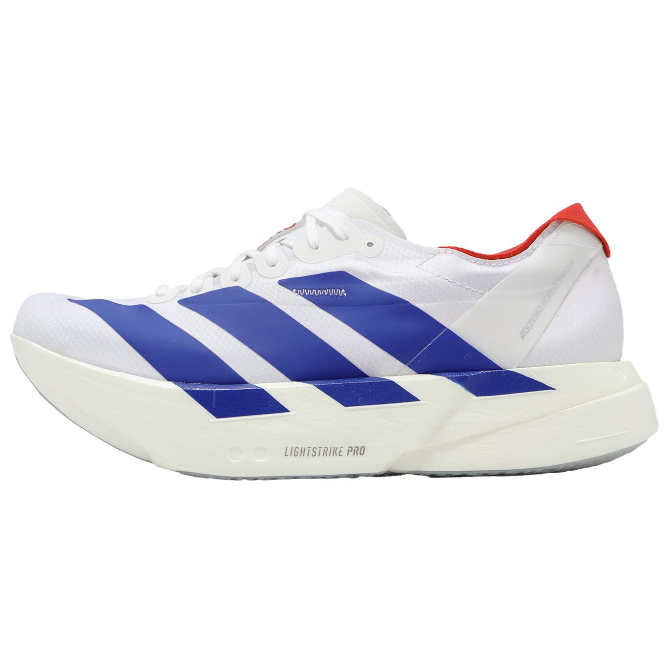 

Adidas Adizero Adios Pro 4 Comfortable Breathable Marathon Running Shoes Men s White Blue JP6624 42