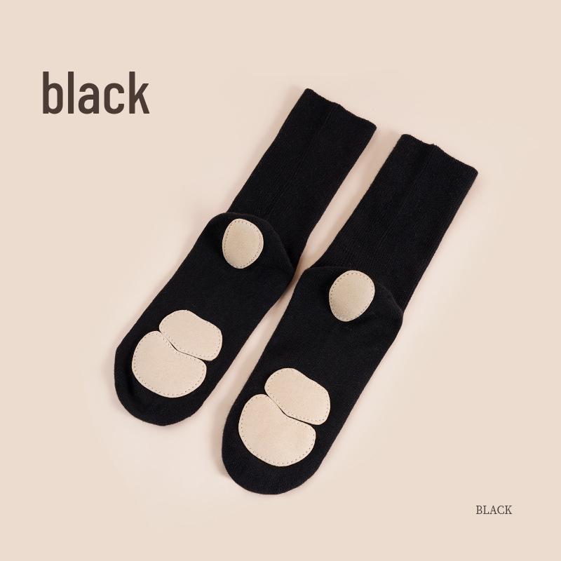 

Winter Thick Non-Slip Dance Socks for Women - Stylish Long Socks for Boots and Classical Dance Practice S (Fits size 28-33) чорний