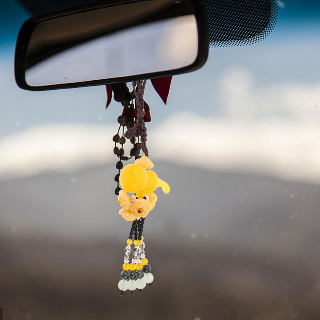 UPKOCH Car Decoration, Car Pendant, Hanging Decoration, Gourd, Lotus, Gourd, Pendant, Good Fortune, Good