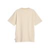 Puma Mmq Service Line Tee Striped Loose Fit Round Neck Short Sleeve T-Shirt Unisex Tops Oatmeal 620839-88