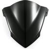 Evomosa Motorrad Windschutzscheibe Sport-Visier Passend für MT-03 MT03 MT-25 MT25 2013 2020 2021 20-21 (Schwarz)