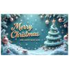 New Year Festive Display Blue Background Holiday Background New Year Background Wintery Xmas Display For Home Party New Year