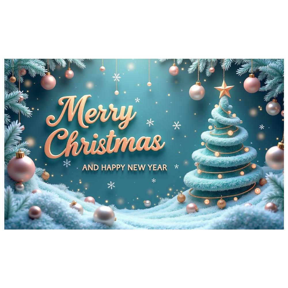 New Year Festive Display Blue Background Holiday Background New Year Background Wintery Xmas Display For Home Party New Year