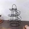 Multi-use Spiral Egg Rack – Iron Art Hanging Basket for Kitchen Storage
