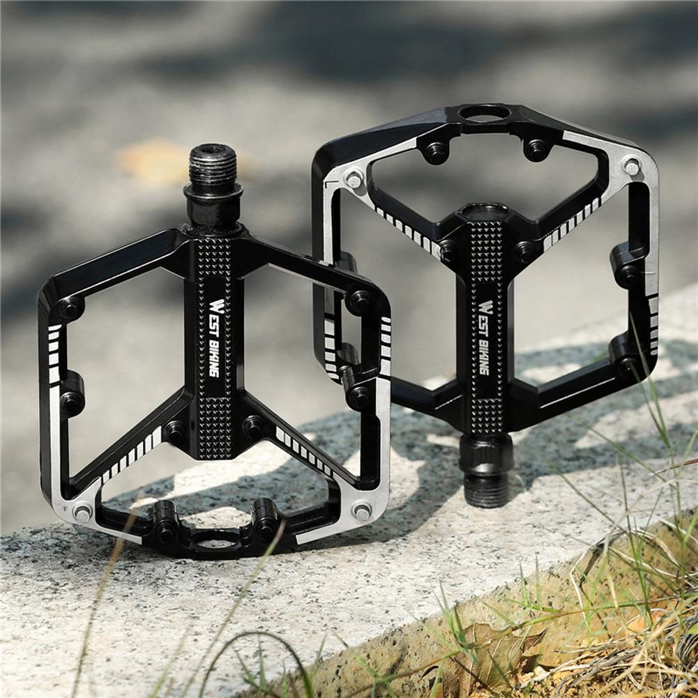 Bike Pedals DU Bearing Mountain Road  Pedals Aluminum Alloy Anti-slip Cycle Pedals  Bike Pedals