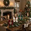 Glitzerbeschichteter Weihnachtsbaum Schmetterling Ornament Simulierte Schmetterlings Baumdekoration Weihnachtsbaum