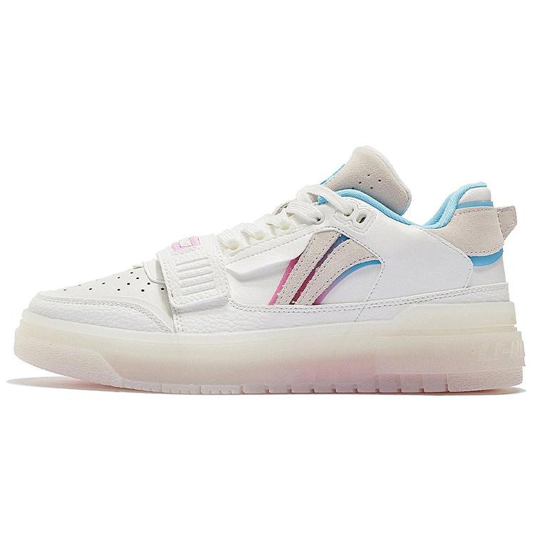

LiNing Rookie Slip Resistant Cushioning Wear Resistant Low Top Basketball Shoes Ecru 39.5
