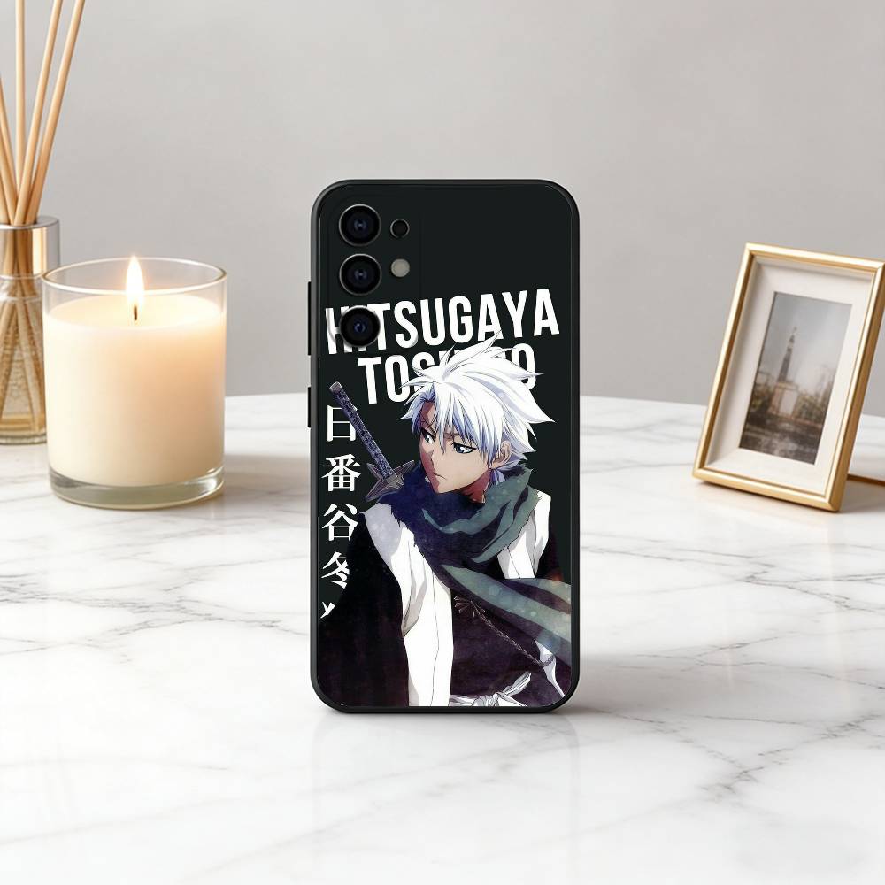 

B-BLE-ACH T-Toushirou H-Hitsugaya Phone Case For Samsung S25,S24,S21,S22,S23,S30,Ultra,S20,Plus,Fe,Soft Silicone Black Cover Samsung S21fe
