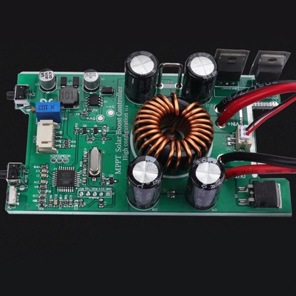 Multipurpose LCD Display MPPT Charge Controllers 22A for 24V To 72V Batteries Efficients Solar Energy Management