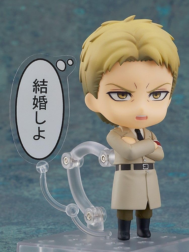 Good Smile Company SMILE Nendoroid Útok na Titány Reiner Braun Malovaná pohyblivá figurka (DOBRÁ SPOLEČNOST) ABS&PVC bez vodního kamene
