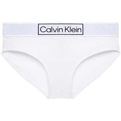 Retro Gravity Belt Solid Color Letter Logo Jacquard Half Coverage Triangle Underwear Women Underwear White QF6777AD-100