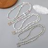 60Cm Love Heart Pearl Strap Phone Lanyard Crossbody Chain For Phone Hanging Neck Phone Case Anti-Loss Girl Phone Accessories