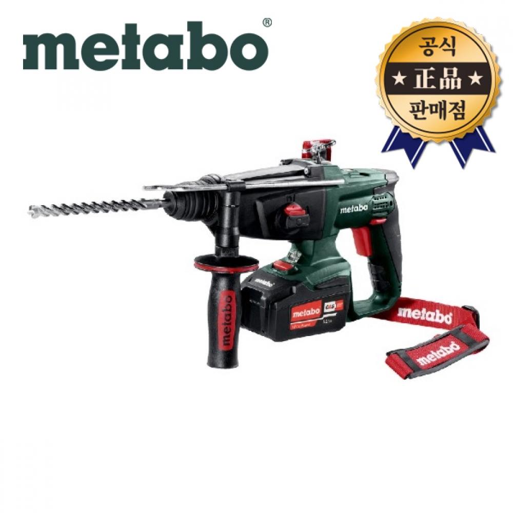 

Аккумуляторная ударная дрель Metabo KHA 18 LTX 2 аккумулятора 18 В 5,2 Ач перфоратор SDS PLUS