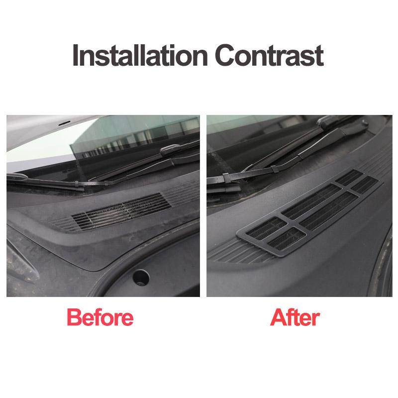 Air Inlet Protective Cover for Tesla Model 3 Y Intake Vent Net Grill Insect-proof Filter Front Face Car Interior Accessories