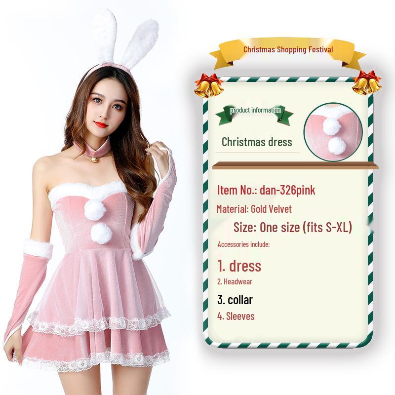 2023 Weihnachtsmann Weihnachtskostüm und Cosplay-Outfit-Set