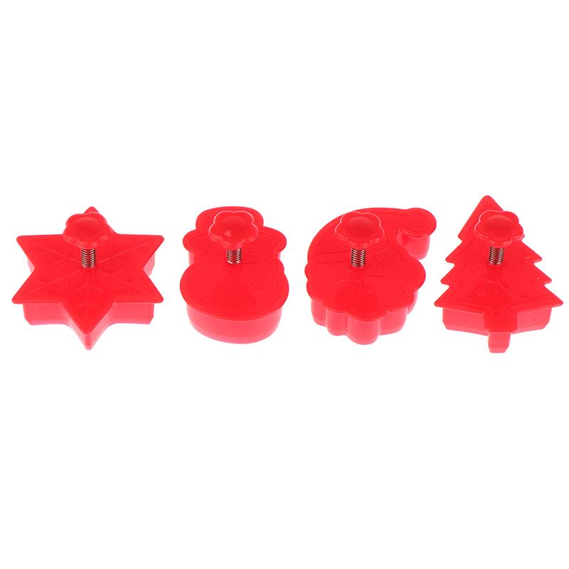 1Set Christmas Cake Molds Christmas Tree Cookie Molds Gingerbread Christmas Tree Decorating Tools Gifts DIY Baking Cookie Molds