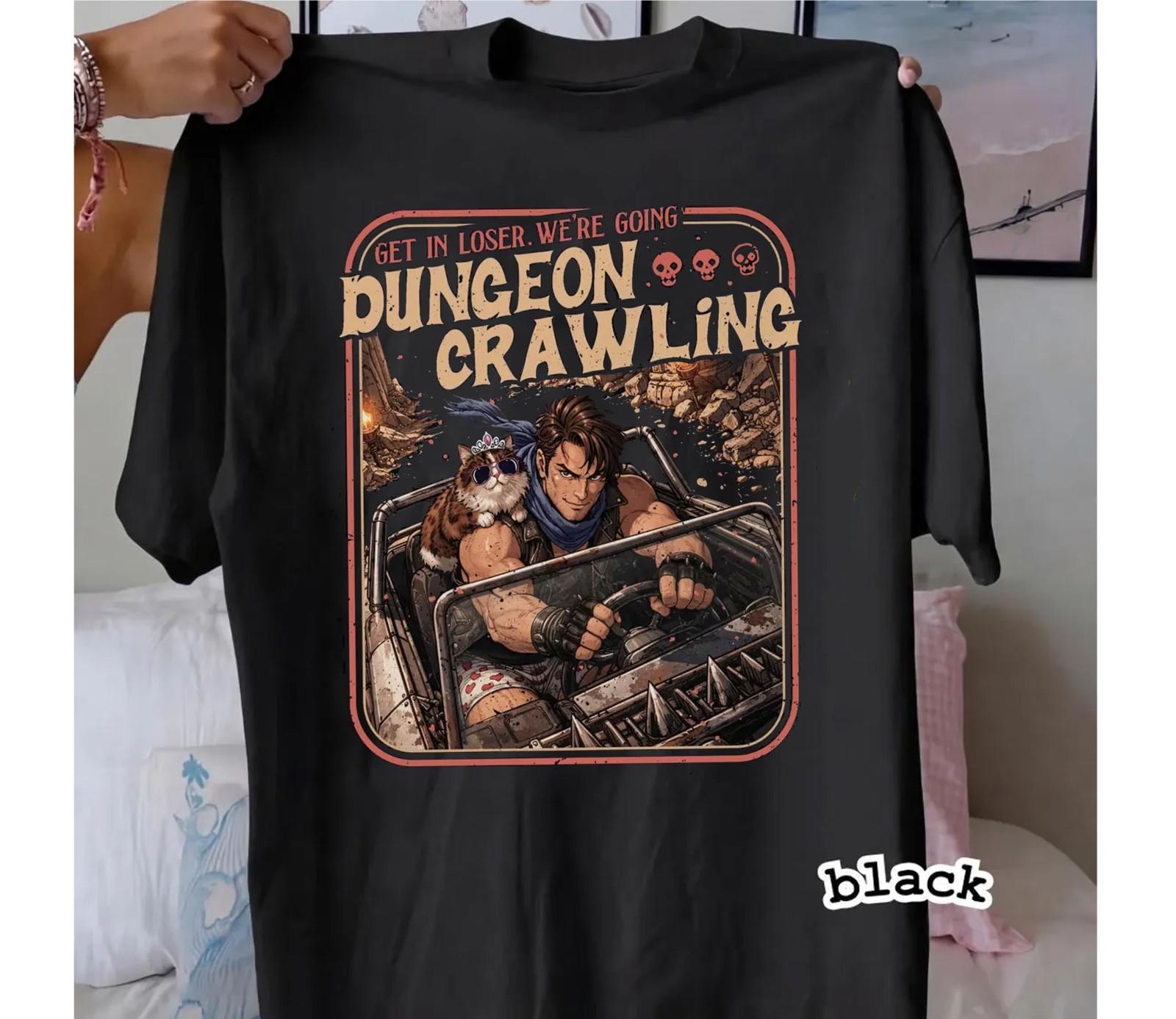 Dungeon Crawling Sci-Fi Meme T-Shirt, Fan gift Unisex T-Shirt XXL