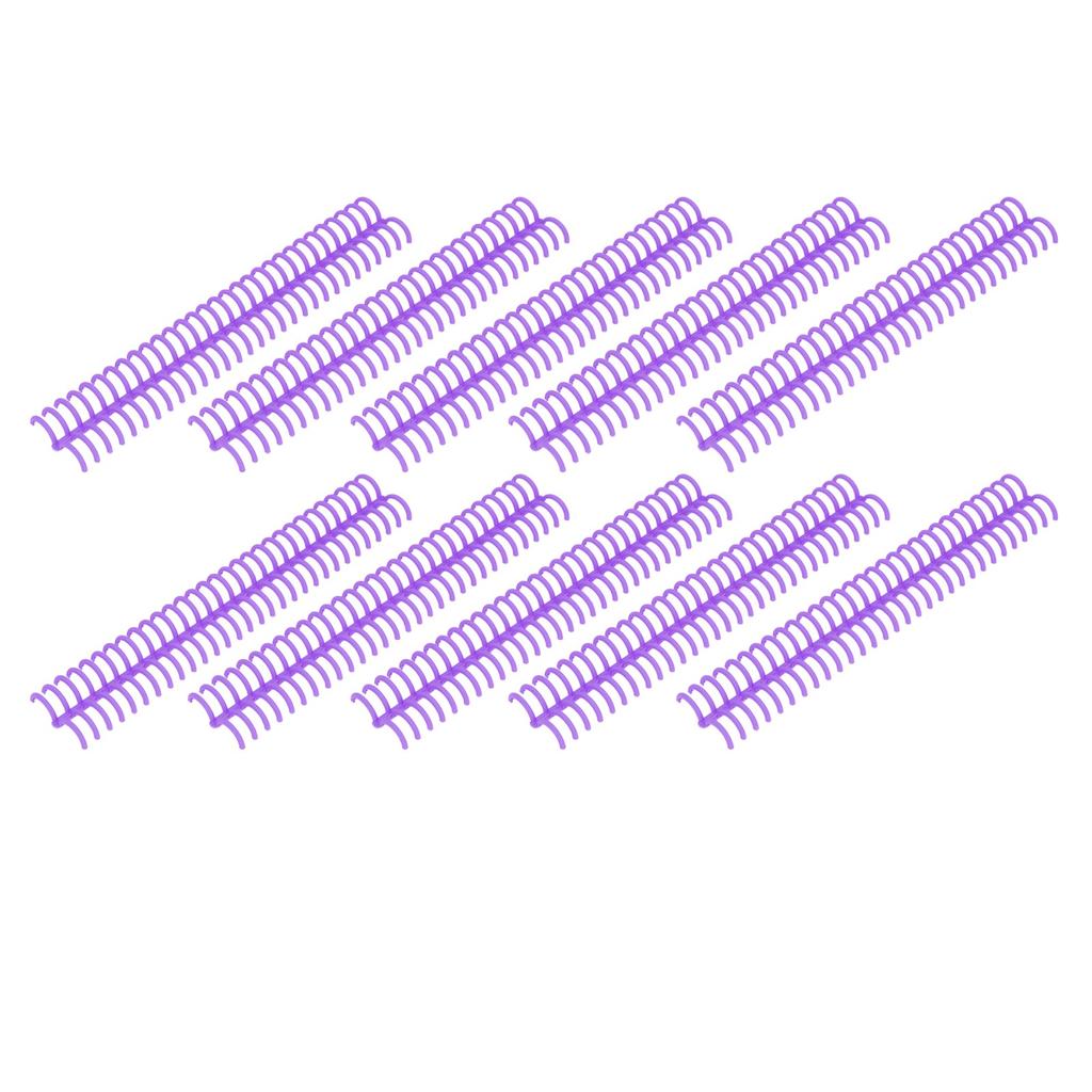10PCS Plastic Binding Spines 19mm 30 s Comb Compatible with B5 Paper Size 150 Sheets Capacity