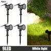Solar Spot Lights Outdoor 4 Pack 9 LEDs Solar Wall Lamp IP65 Waterproof Solar Spotlight for Backyard/Patio Landscape/Tree/Garage