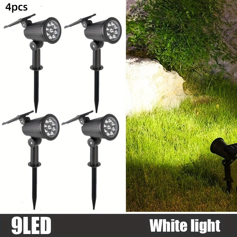 

4pc Solar Spot Lights Outdoor IP65 Solar Powered Landscape Lighting Lamp for Garden Yard Patio Driveway Pathway Solar Spotlights