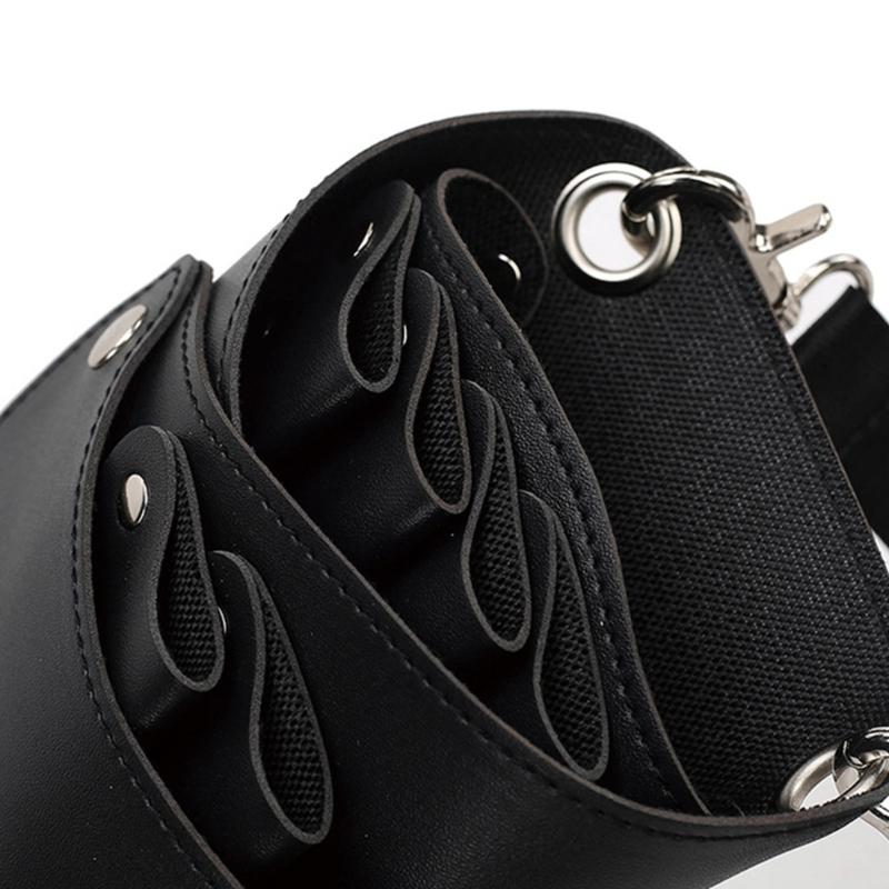 Barber Hair Scissor Bag Hairdressing Barber Holsters Bags Clips Comb Holder Tool Waist Pack Belt PU Bag Salon Supplies
