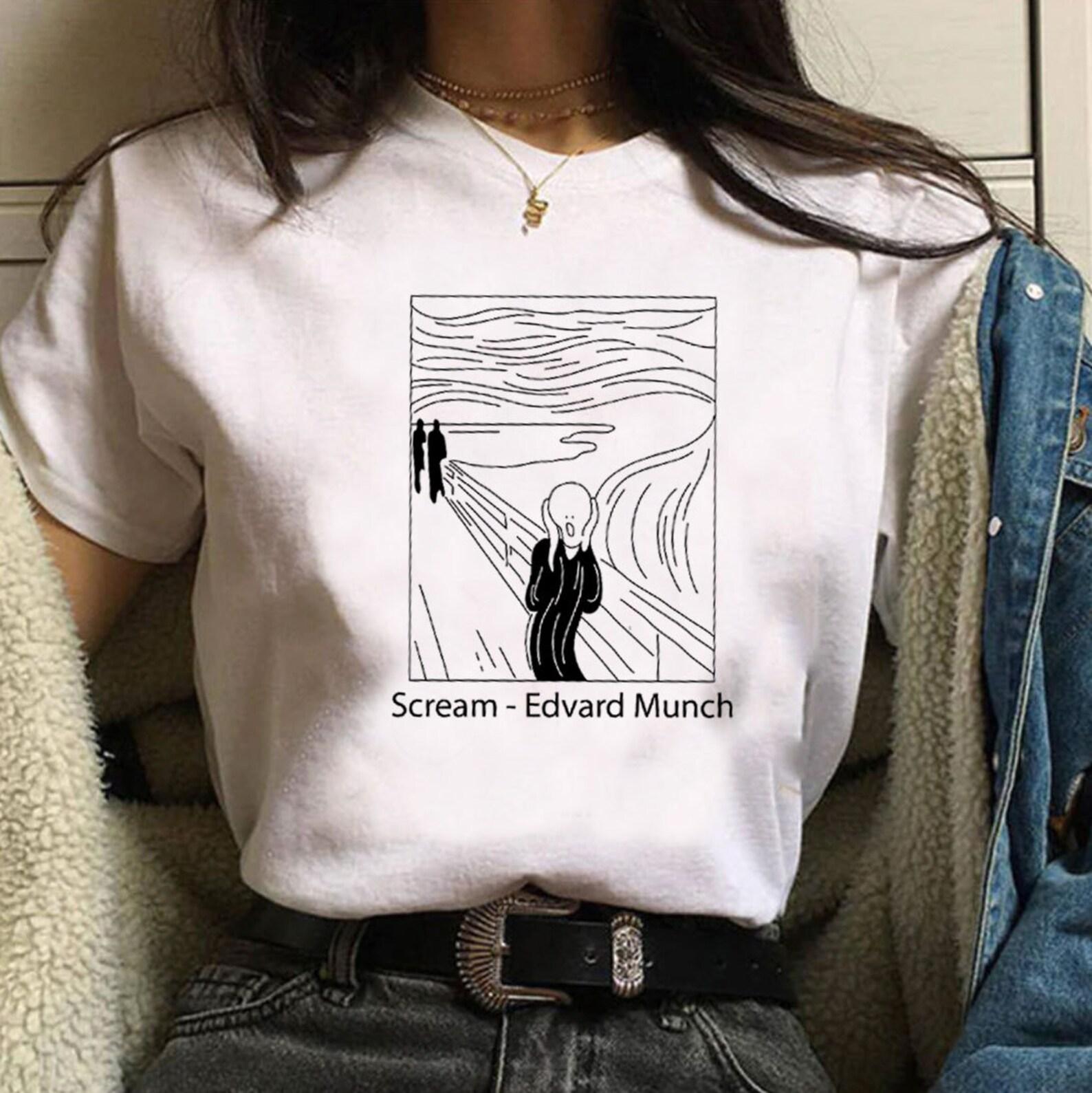The Scream by Edvard Munch T Shirt - Art - Painting 2XL