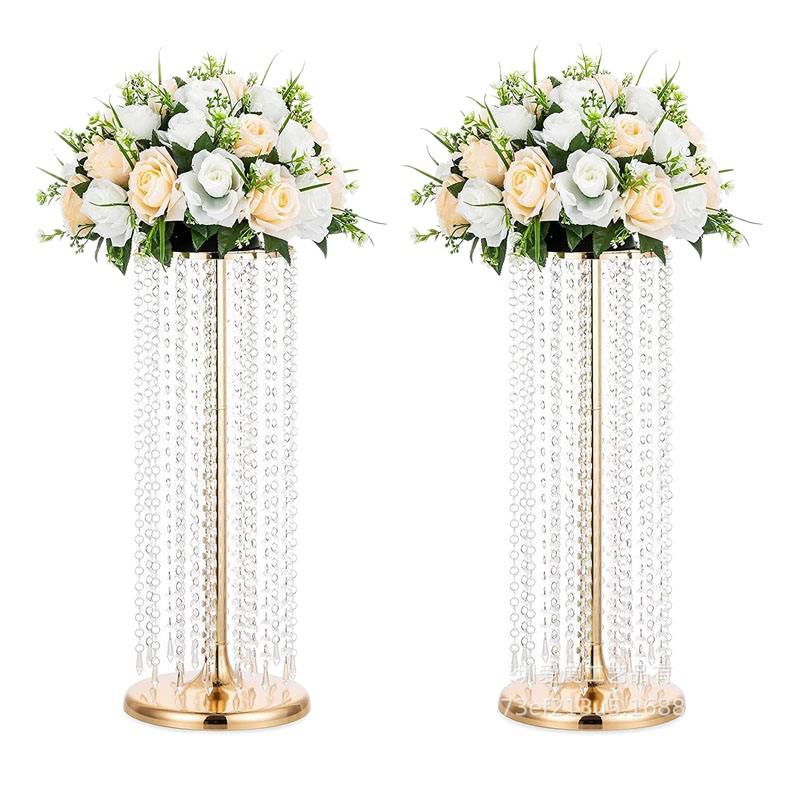 European Crystal Wedding Venue Decor: Elegant Props for Celebrations and Hotel Stage Ornaments