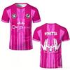 2026 Neues 3D-gedrucktes Kinder-Fußballtrikot Sommer Schnelltrocknendes Fußball-T-Shirt Jungen Mädchen Bequeme Sportbekleidung Tägliches Oberteil