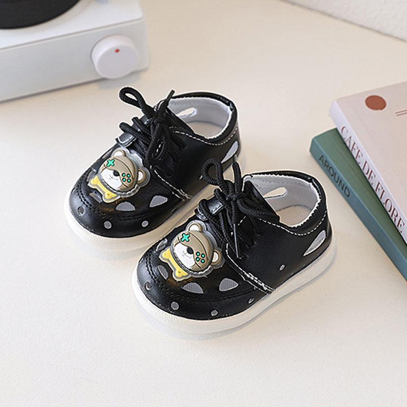 Baby Sommer Sandalen mit atmungsaktivem Synthetikleder für Kleinkinder