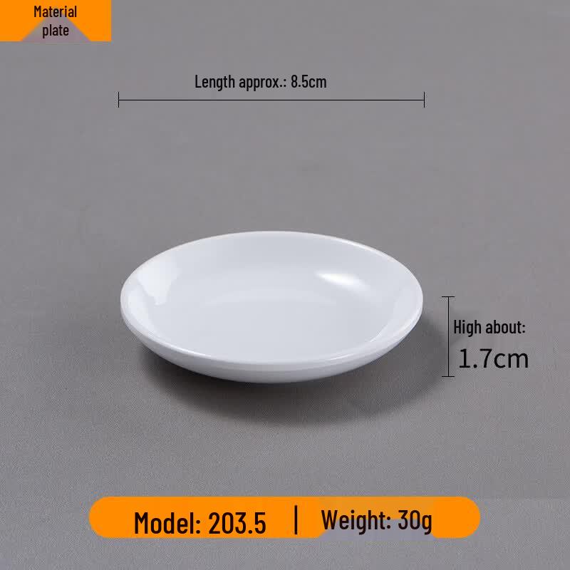 KANGMO Fan-shaped Melamine Dipping Dish Set