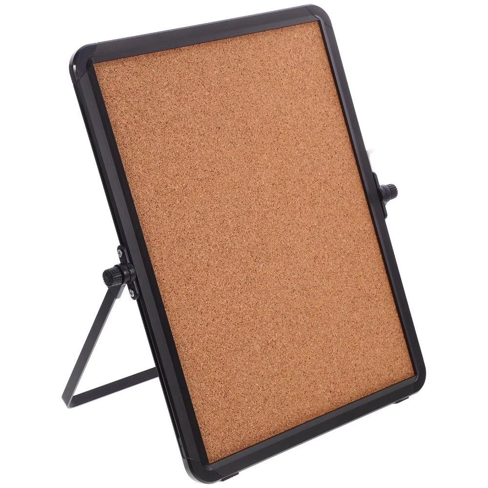 Rotate Stand Cork Message Board Hanging/Free Standing Soft Cork Whiteboard Desktop Decoration