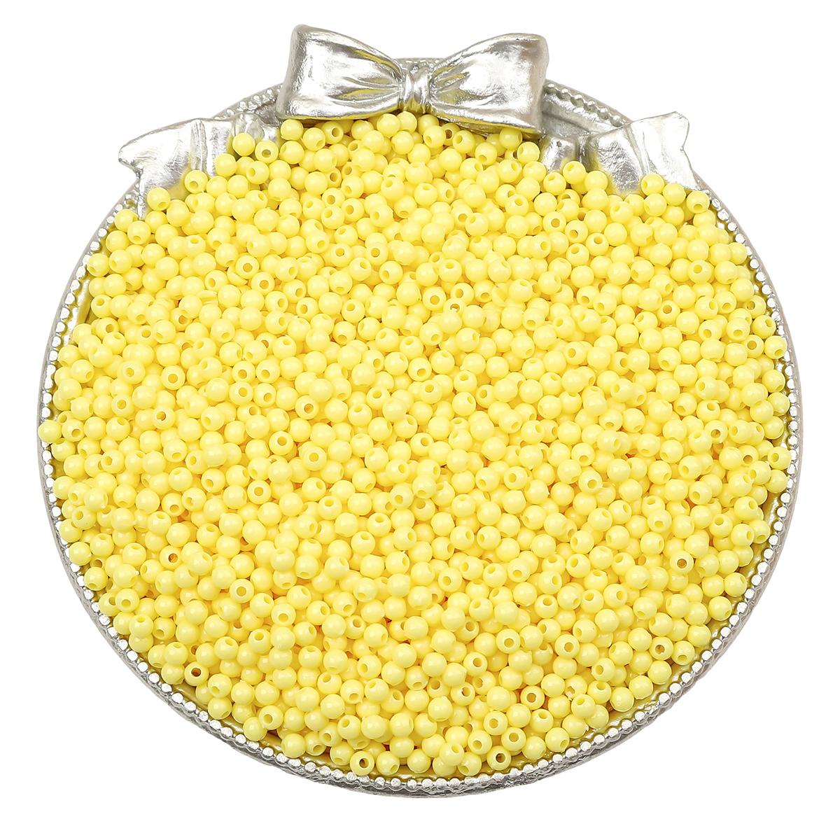 

1800 шт. Акриловые бусины Однотонные Круглые Свободные Разделительные бусины для Изготовления Ювелирных Изделий DIY Браслеты Ожерелье